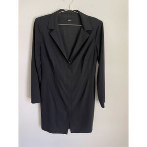 BOSS HUGO BOSS Virgin Wool Long Blazer Size 8